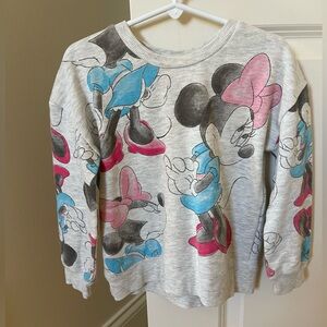 Disney Minnie Mouse Crew Neck Sweatshirt